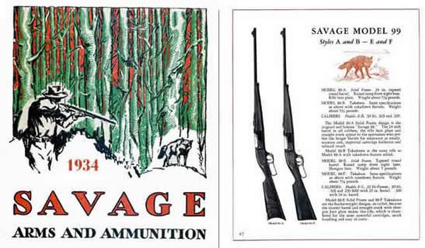 Savage 1934 Gun and Ammunition Catalog - GB-img-0