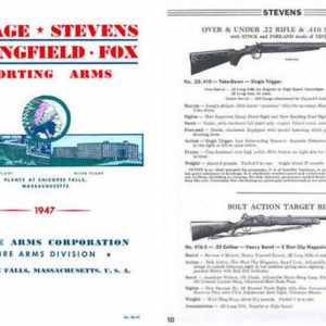 Savage 1947, Stevens, Fox Catalog of Firearms