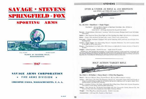 Savage 1947, Stevens, Fox Catalog of Firearms - GB-img-0