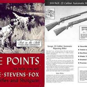 Savage 1950 Stevens Fox Product Guide