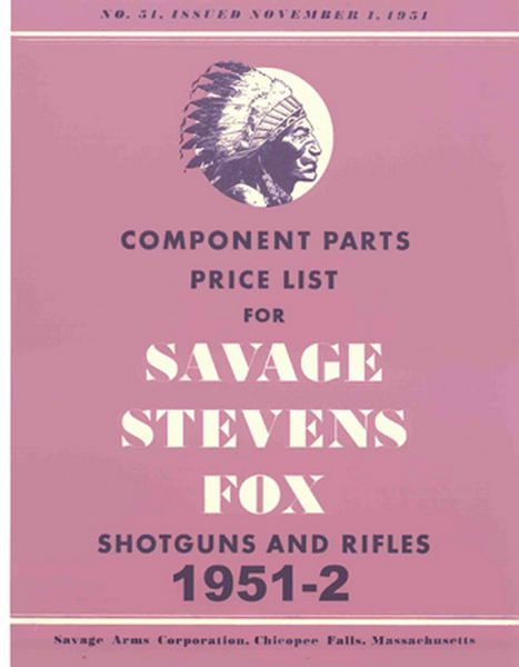 Savage 1951-2 Stevens Fox Component Parts - GB-img-0