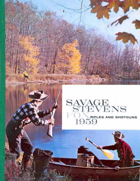 Savage 1959, Stevens Fox, Rifles, Shotguns Catalog - GB-img-0