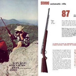 Savage 1960 Stevens Fox Catalog