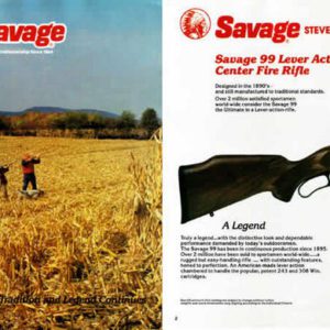 Savage 1986 Stevens Fox Catalog