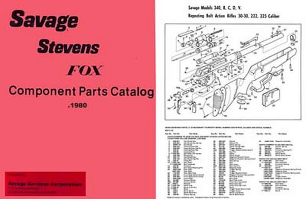 Savage 1980  Component Parts Catalog - GB-img-0