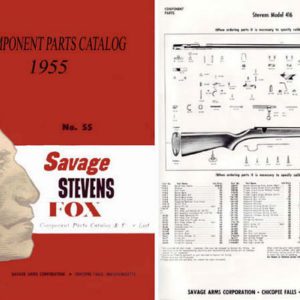 Savage 1955 Stevens Fox Component Parts Catalog
