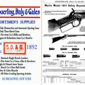 Schoverling, Daly & Gales 1892 Firearms and Sport Goods Catalog