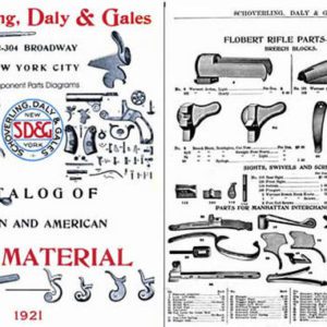 Schoverling, Daly & Gales 1921 Parts & Gun Materials Catalog