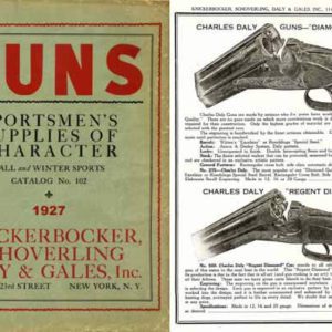 Knickerbocker, Schoverling, Daly & Gales 1927 Gun Catalog (NY)