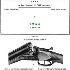 Schroeder Freres Guns (Liege) 1946 Catalog