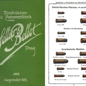 Sellior & Bellot 1912 Circa (Prague) Ammunition Catalog