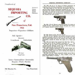 Sequoia Importing 1933
