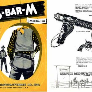 Hubley 1955 - Kilgore S-Bar-M Cap Gun & Holster Catalog