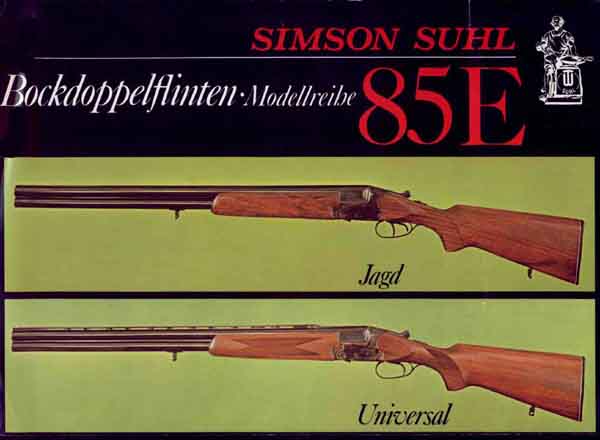 Simson Suhl (Merkel) 1985 Gun Catalog (German) - GB-img-0