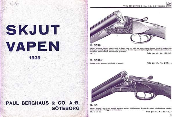 Skjutvapen (Sweden) - Paul Berghaus Co. 1939 - GB-img-0