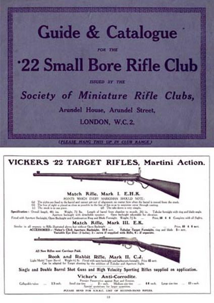 Small Bore Club & 1924 Miniature Rifles Gun Catalog (London) - GB-img-0