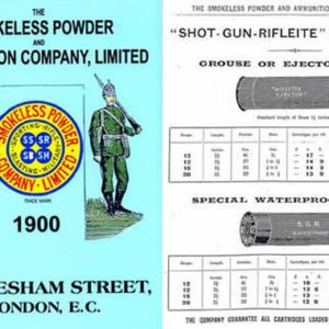 Smokeless Powder & Ammunition Company Ltd. 1900 Catalog