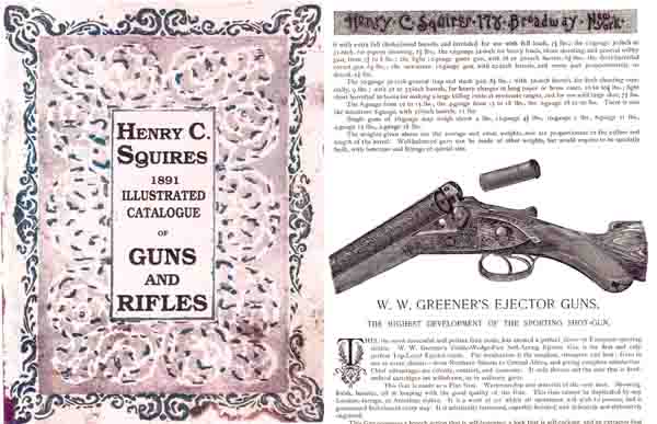 Henry C. Squires Sportsmen's Supplies 1891 Catalog (NY) - GB-img-0