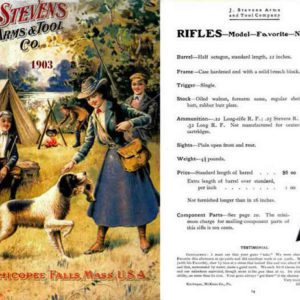 Stevens 1903 No. 50 Rifles, Shotguns, Pistols Catalog