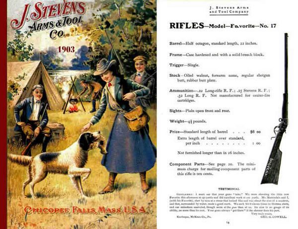 Stevens 1903 No. 50 Rifles, Shotguns, Pistols Catalog - GB-img-0