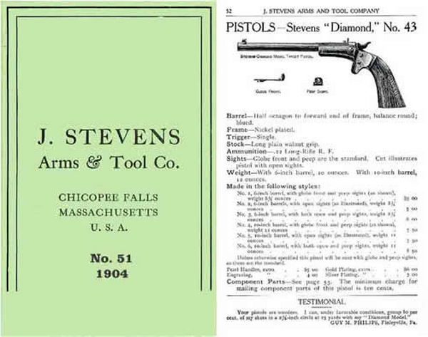 Stevens 1904  Arms & Tool Company No. 51 (earlier issue) - GB-img-0