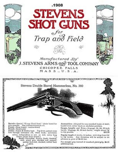 Stevens 1908  Shotguns Catalog - GB-img-0