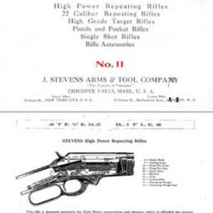 Stevens 1913 circa No 11 Rifle - Pistol Catalog