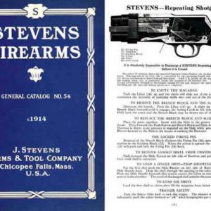 Stevens 1914 circa Firearms # 54 General Catalog