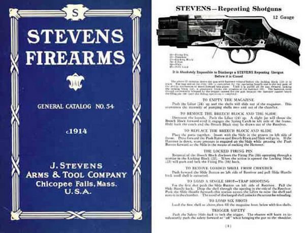 Stevens 1914  Firearms # 54 General Catalog - GB-img-0
