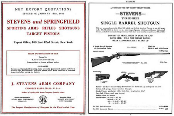 Stevens 1931 - Springfield Export Catalog - GB-img-0