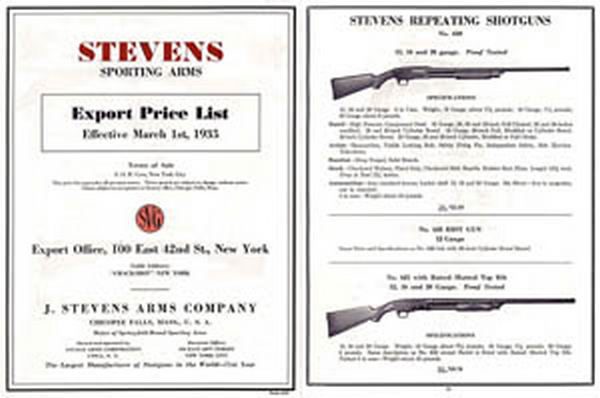 Stevens 1935 Export Catalog - GB-img-0