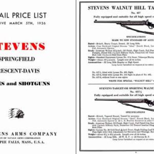 Stevens 1936 Springfield Crescent Davis Catalog