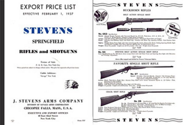 Stevens 1937 - Springfield Export Catalog - GB-img-0