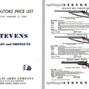Stevens 1938 Distributor Catalog