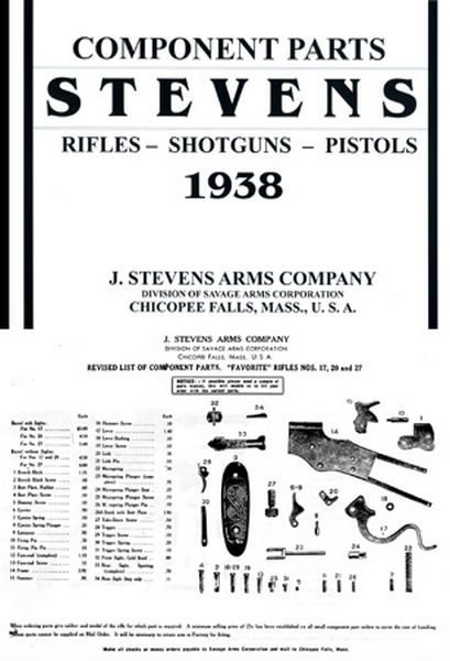 Stevens 1938 Component Parts Catalog - GB-img-0