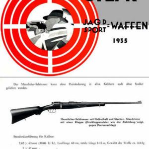 Steyr-Mannlicher Schoenauer Repeating Sporting Rifles 1935 (in German-Catalog)