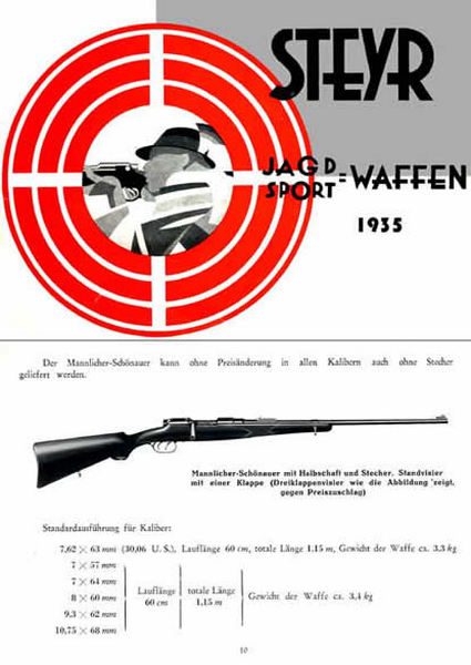 Steyr-Mannlicher Schoenauer Repeating Sport Rifles 1935 German - GB-img-0