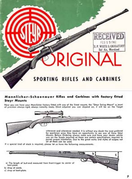 Steyr-Mannlicher Schoenauer Repeating Sport Rifles 1959 Engl- GB-img-0