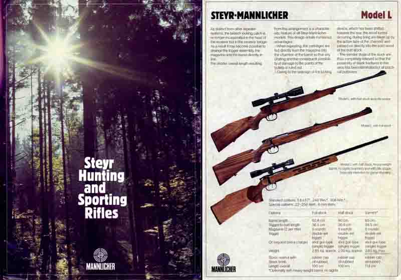 Steyr-Mannlicher Schoenauer Repeating Sport Rifles 1981 English-Print-img-0