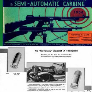 Thompson 1934 Submachine & Semi-Auto Carbines Catalog