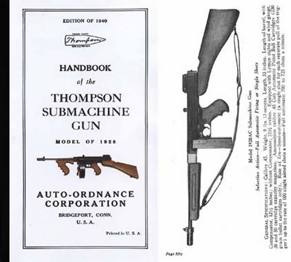 Thompson 1940 Manual- SMG Handbook of Model 1928 Manual - GB-img-0