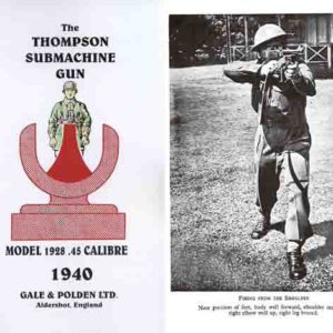 Thompson 1940 Submachine Gun Model 1928 Manual (UK)