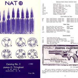 Tillinghast Ammunition 1955 Catalog