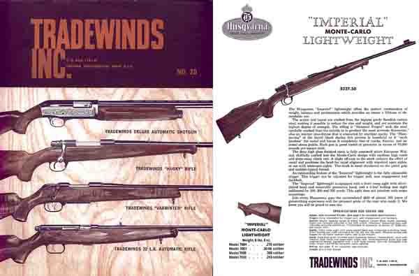 Tradewinds 1967 Husqvarna-Mauser No. 20 Gun Catalog (Tacoma WA) - GB-img-0