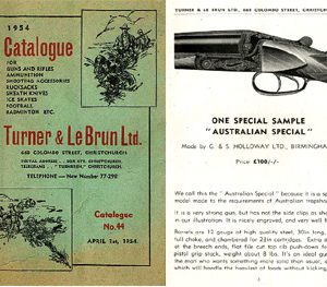 Turner & LeBrun (New Zealand- Guns & Access.) 1954
