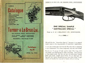Turner & LeBrun (New Zealand- Guns & Access.) 1954 - GB-img-0