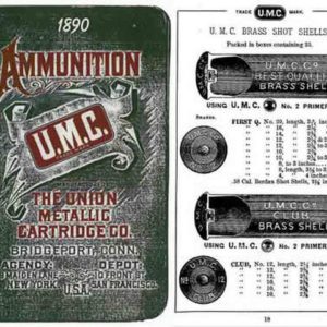 Union Metallic Cartridge Company (UMC) 1890 Ammunition Catalog