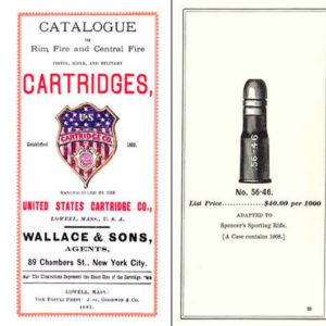 United States Cartridge Co. 1881 Ammunition Catalog