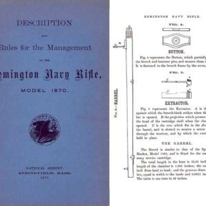 Remington Model 1870 US Rifle - Navy Rolling Block Manual