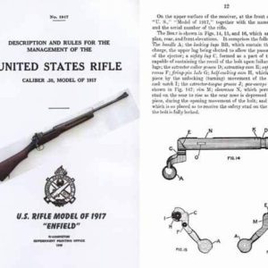 U.S. Rifle Model 1917 - Lee Rifle Rules for the Management (white)- Manual